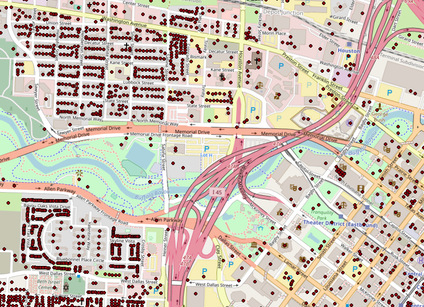 Houston Area Address Points