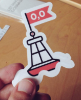 MZ Null Island Sticker