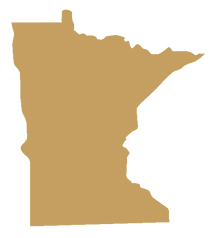 outline of Minnesota