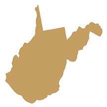 outline of West Virginia